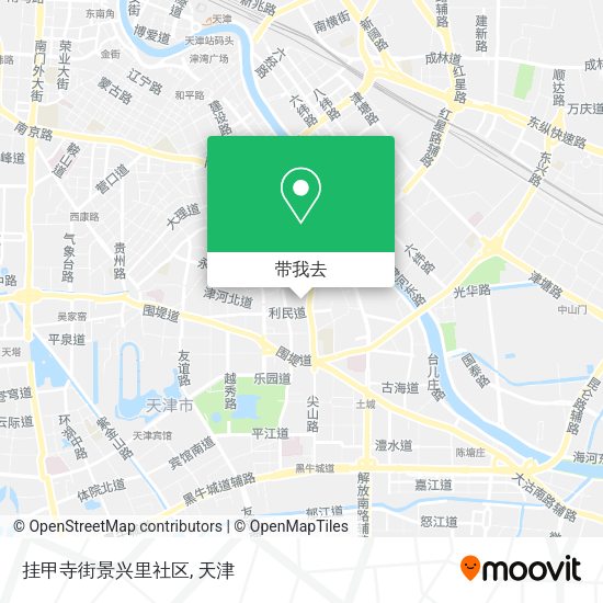 挂甲寺街景兴里社区地图