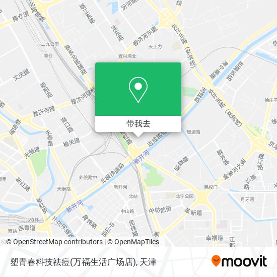 塑青春科技祛痘(万福生活广场店)地图