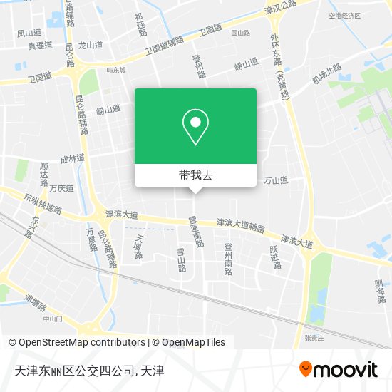 天津东丽区公交四公司地图
