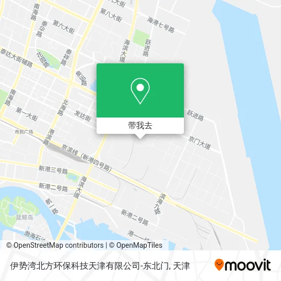 伊势湾北方环保科技天津有限公司-东北门地图