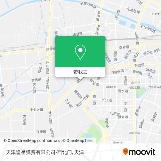 天津隆星弹簧有限公司-西北门地图