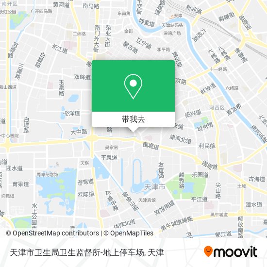 天津市卫生局卫生监督所-地上停车场地图