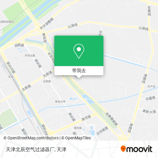 天津北辰空气过滤器厂地图