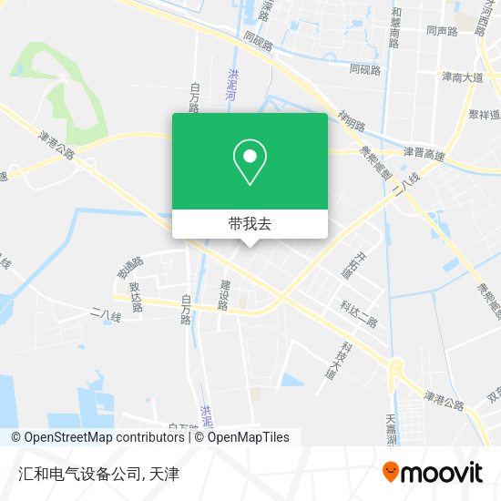 汇和电气设备公司地图