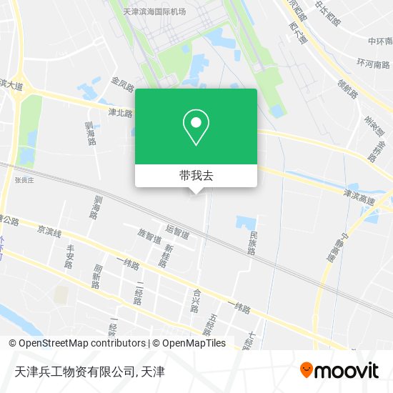 天津兵工物资有限公司地图