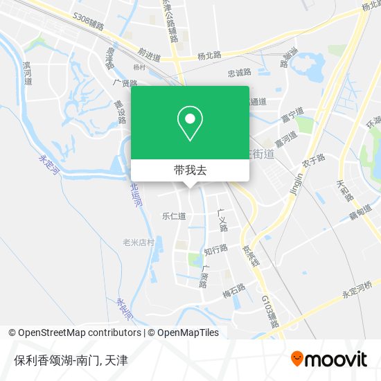 保利香颂湖-南门地图