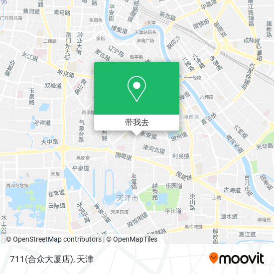 711(合众大厦店)地图