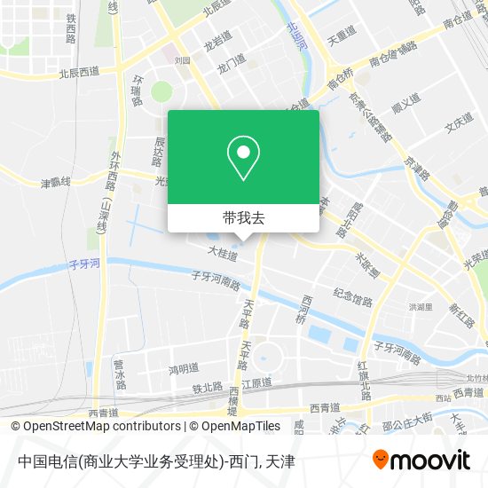 中国电信(商业大学业务受理处)-西门地图