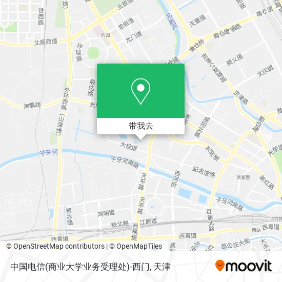 中国电信(商业大学业务受理处)-西门地图