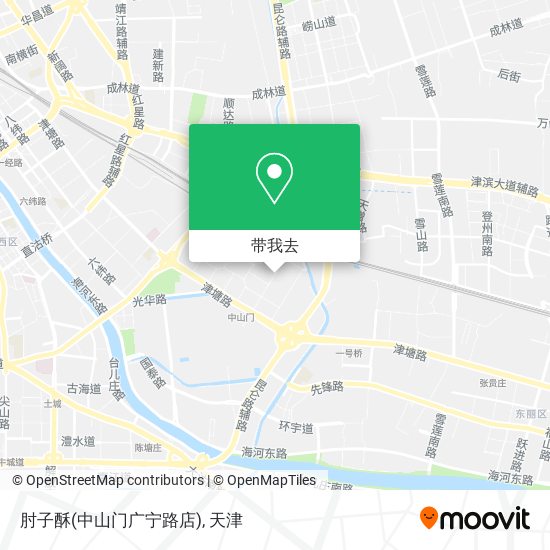 肘子酥(中山门广宁路店)地图