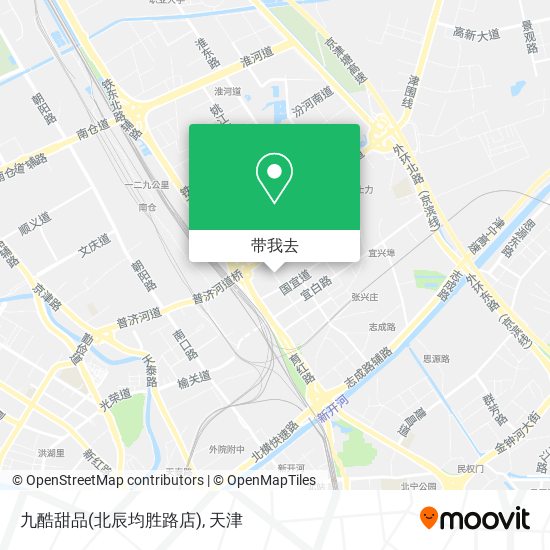 九酷甜品(北辰均胜路店)地图