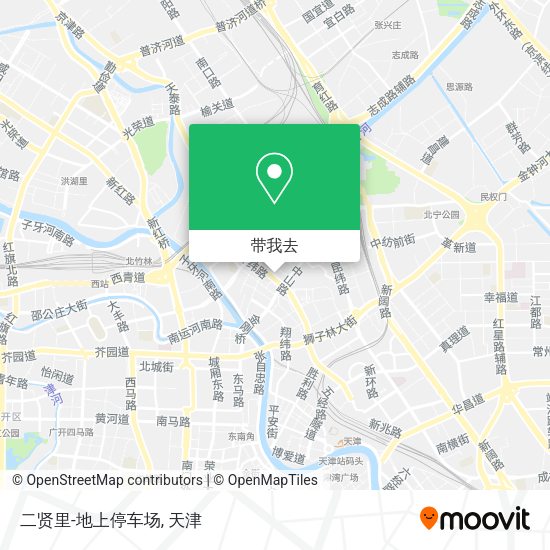 二贤里-地上停车场地图