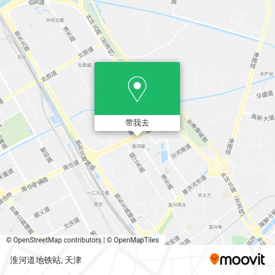 淮河道地铁站地图