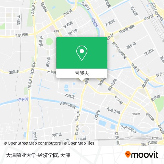 天津商业大学-经济学院地图
