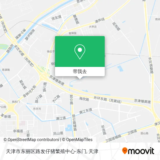 天津市东丽区路发仔猪繁殖中心-东门地图