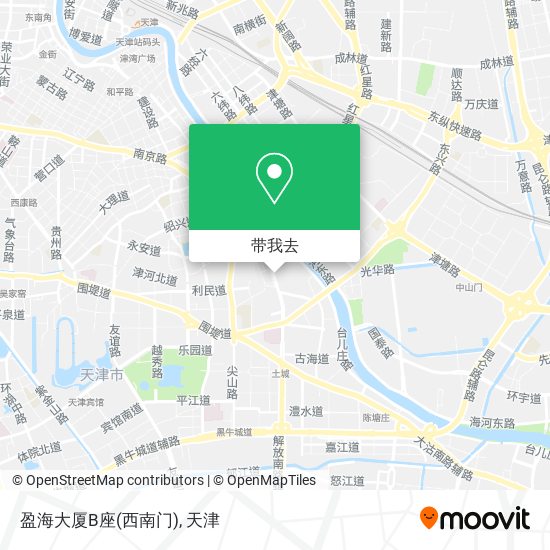 盈海大厦B座(西南门)地图