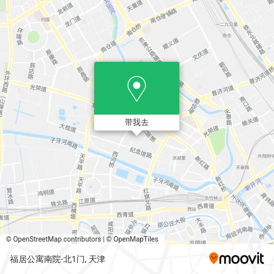 福居公寓南院-北1门地图