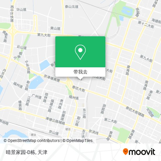 晴景家园-D栋地图
