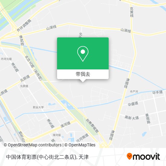 中国体育彩票(中心街北二条店)地图