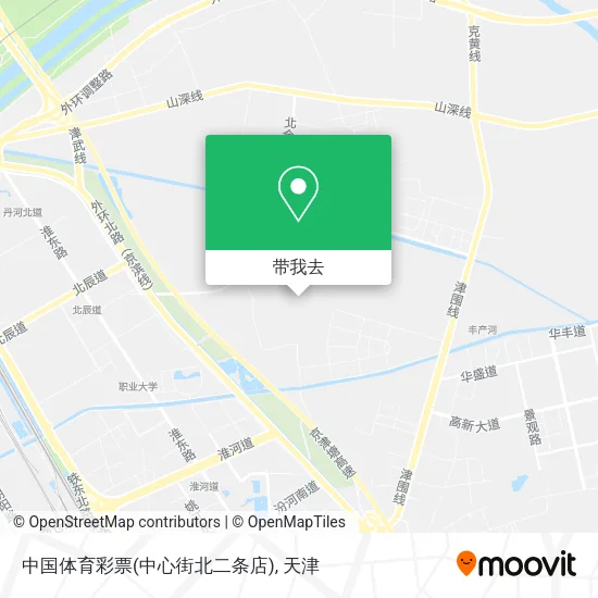 中国体育彩票(中心街北二条店)地图