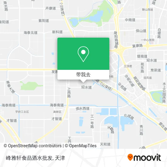 峰雅轩食品酒水批发地图