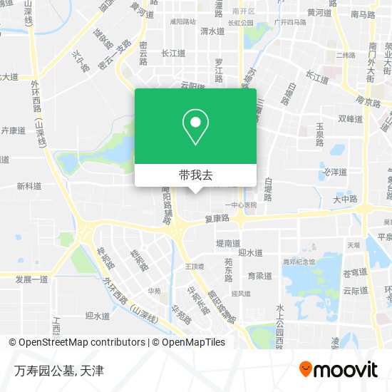 万寿园公墓地图