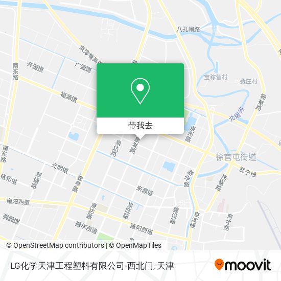 LG化学天津工程塑料有限公司-西北门地图