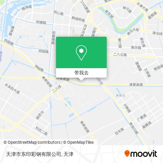 天津市东印彩钢有限公司地图