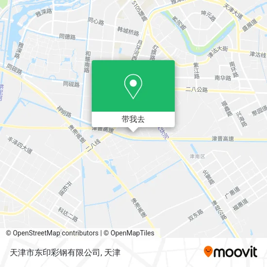 天津市东印彩钢有限公司地图