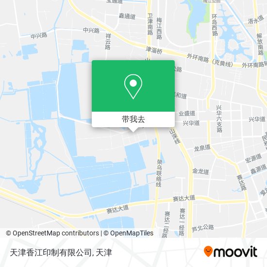天津香江印制有限公司地图