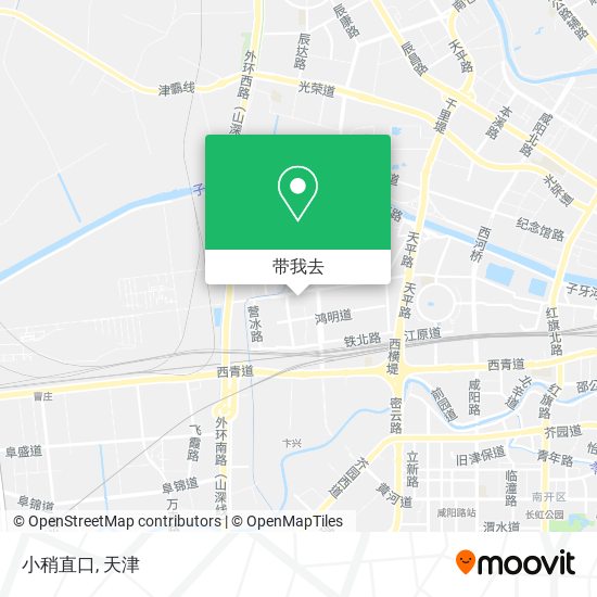 小稍直口地图