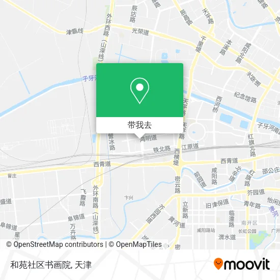 和苑社区书画院地图