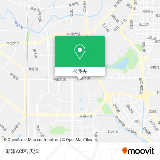 新津AC区地图