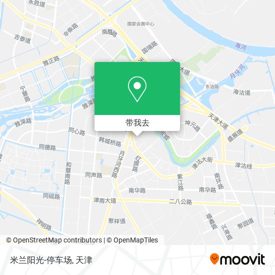 米兰阳光-停车场地图