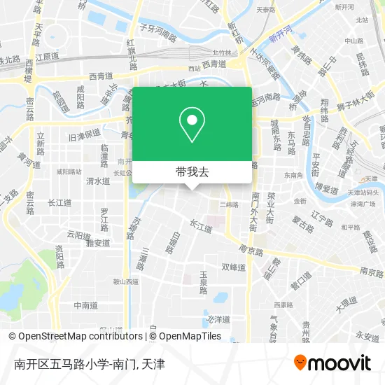 南开区五马路小学-南门地图