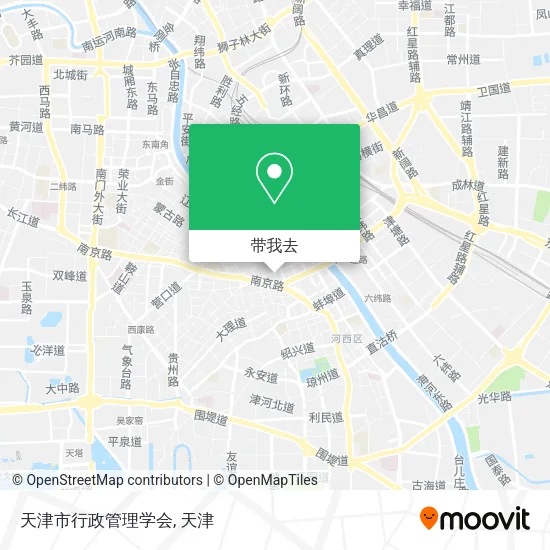 天津市行政管理学会地图