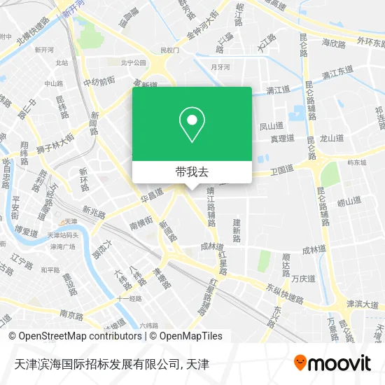 天津滨海国际招标发展有限公司地图
