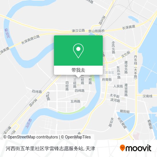 河西街五羊里社区学雷锋志愿服务站地图
