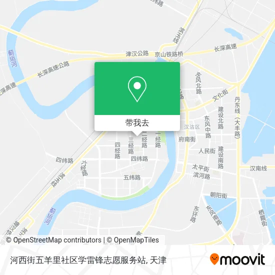 河西街五羊里社区学雷锋志愿服务站地图
