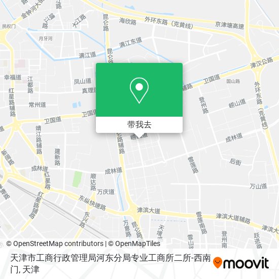 天津市工商行政管理局河东分局专业工商所二所-西南门地图