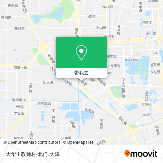 天华里教师村-北门地图