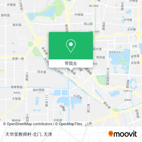 天华里教师村-北门地图