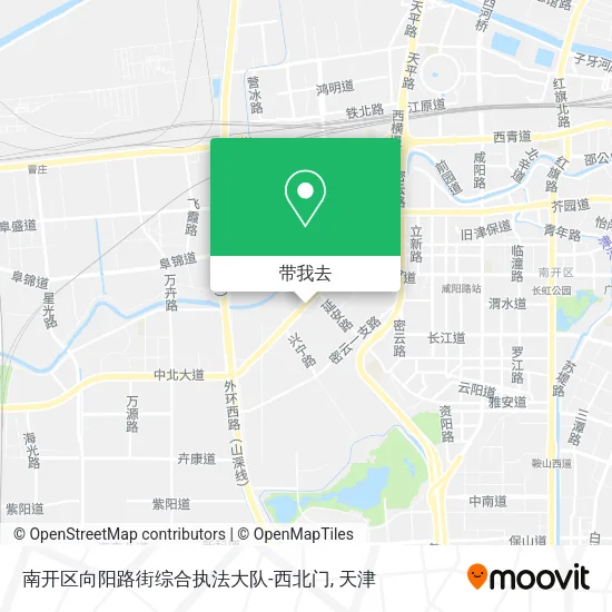 南开区向阳路街综合执法大队-西北门地图