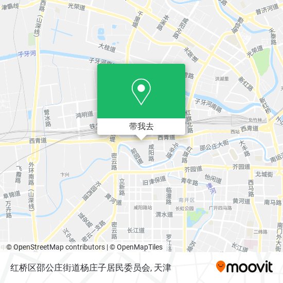 红桥区邵公庄街道杨庄子居民委员会地图