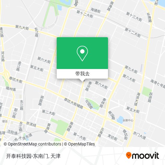 开泰科技园-东南门地图