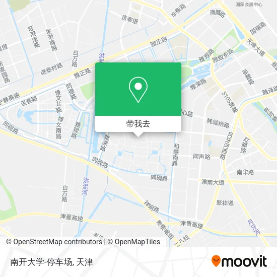 南开大学-停车场地图