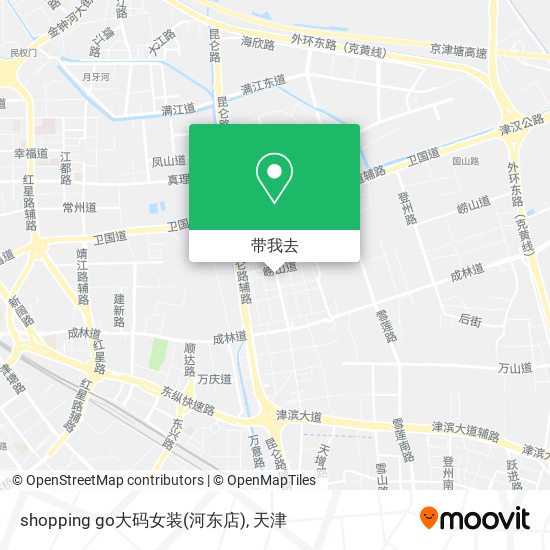 shopping go大码女装(河东店)地图