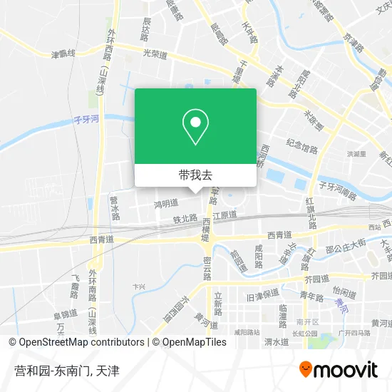 营和园-东南门地图