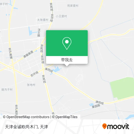 天津金诚欧尚木门地图