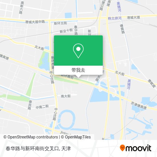 春华路与新环南街交叉口地图